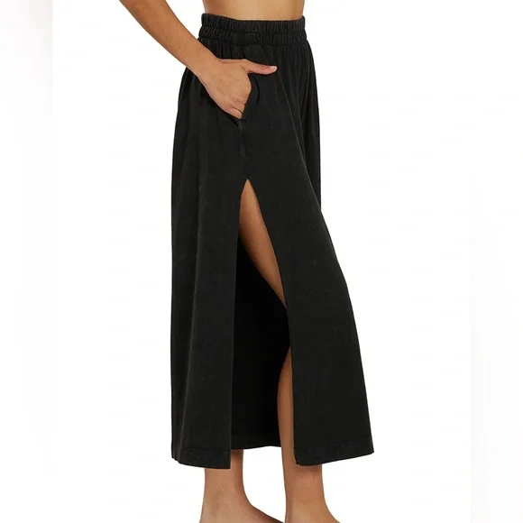 NWT, Free People, Hot Shot Slit, Wide Leg Pant, MEDIUM - Picture 2 of 10